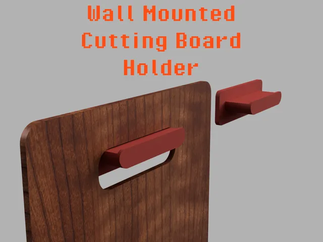 ChopDock - Wall Mounted Cutting Board Holder