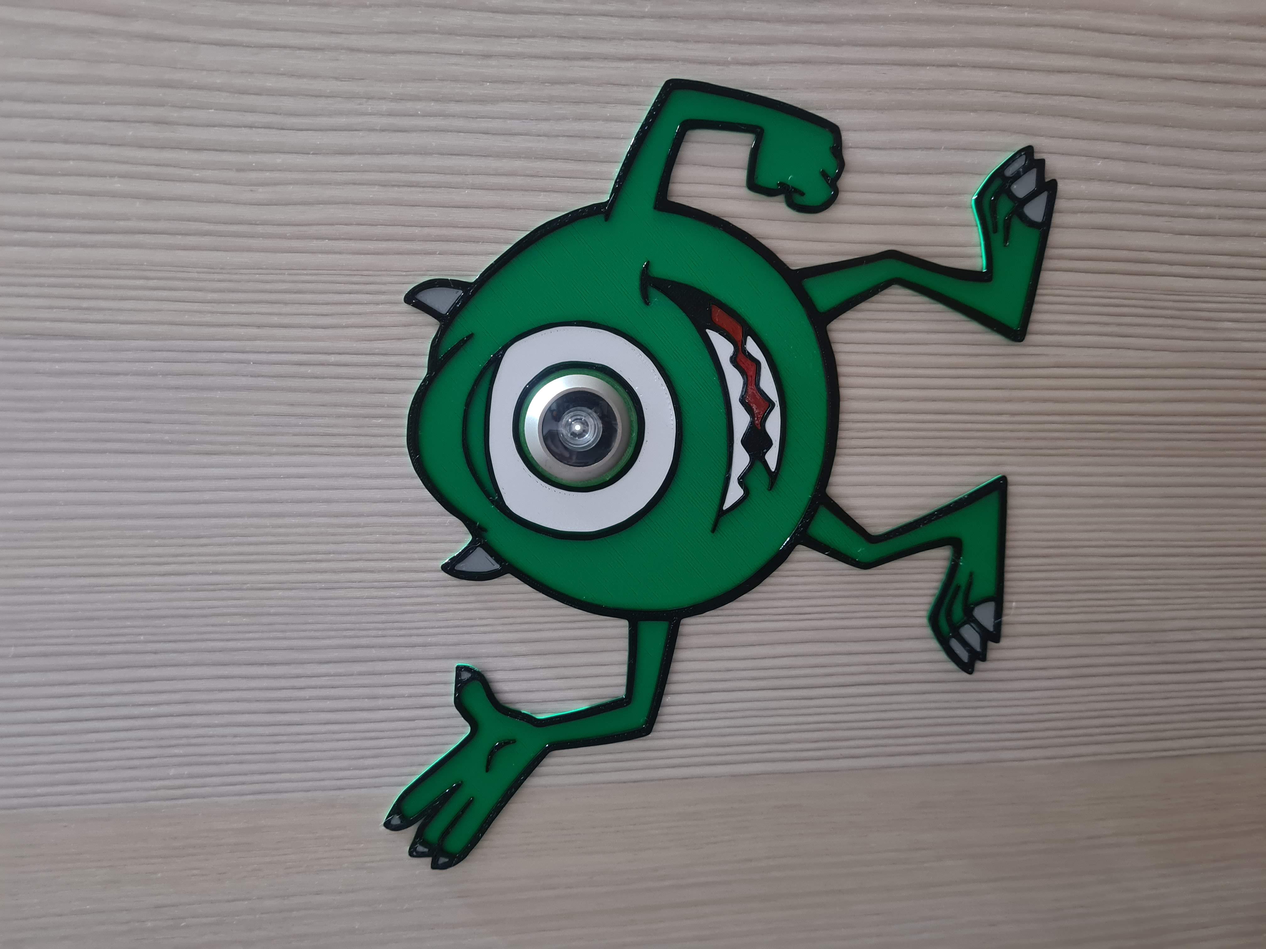 "Mike" door sign
