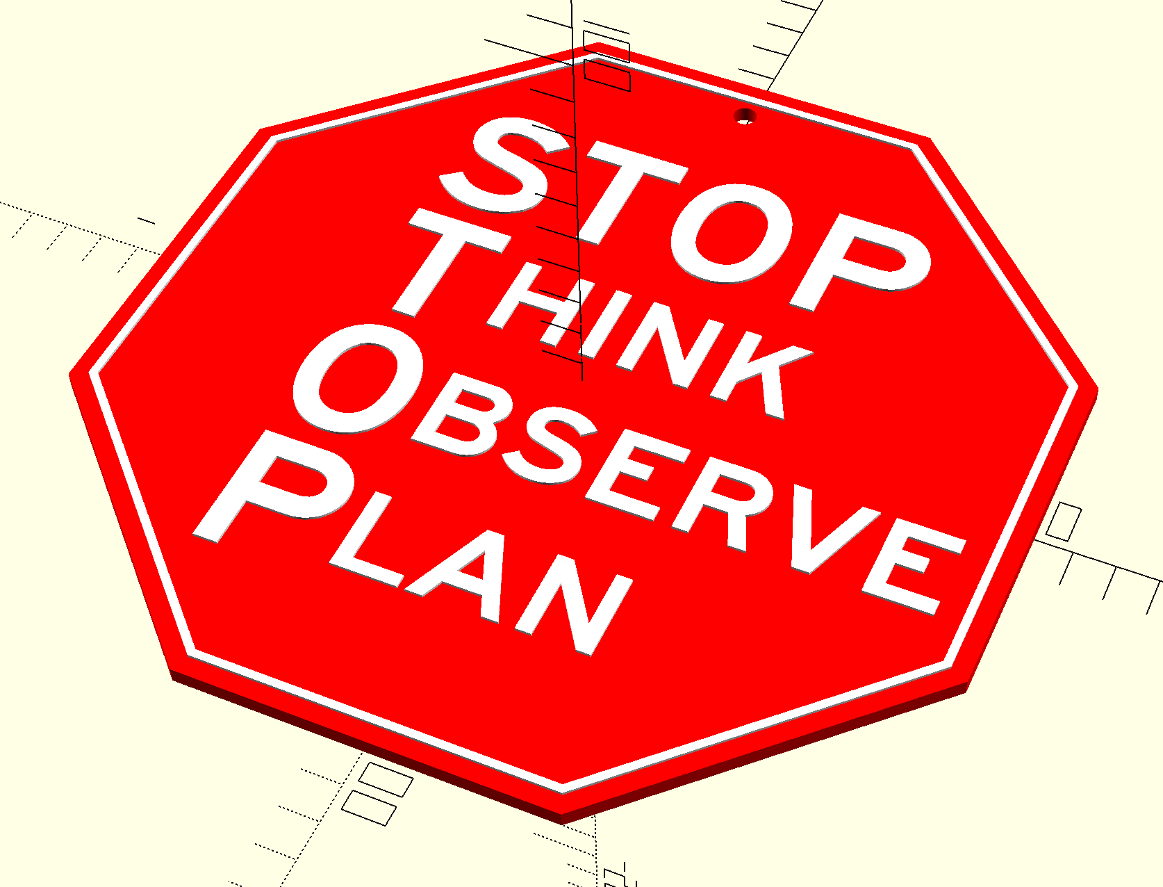 Stop Think Observe Plan By Chmarr Download Free Stl Model 6639