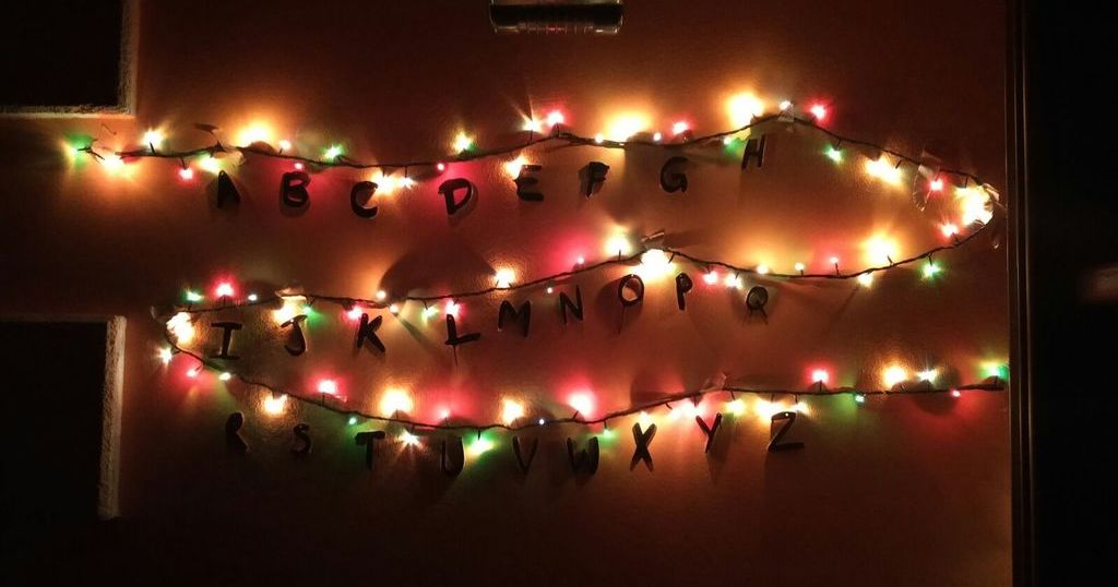 stranger things light wall font