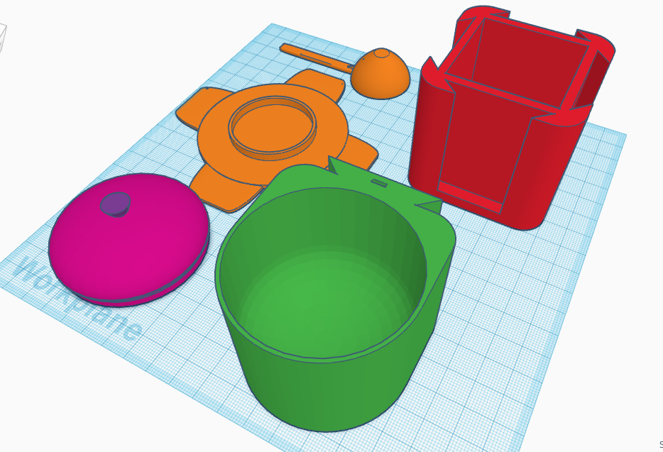 Miniatura 4 do modelo 3D Tea Caddy Carousel