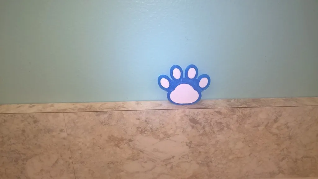 Paw Print by wallydoggy | Download free STL model | Printables.com