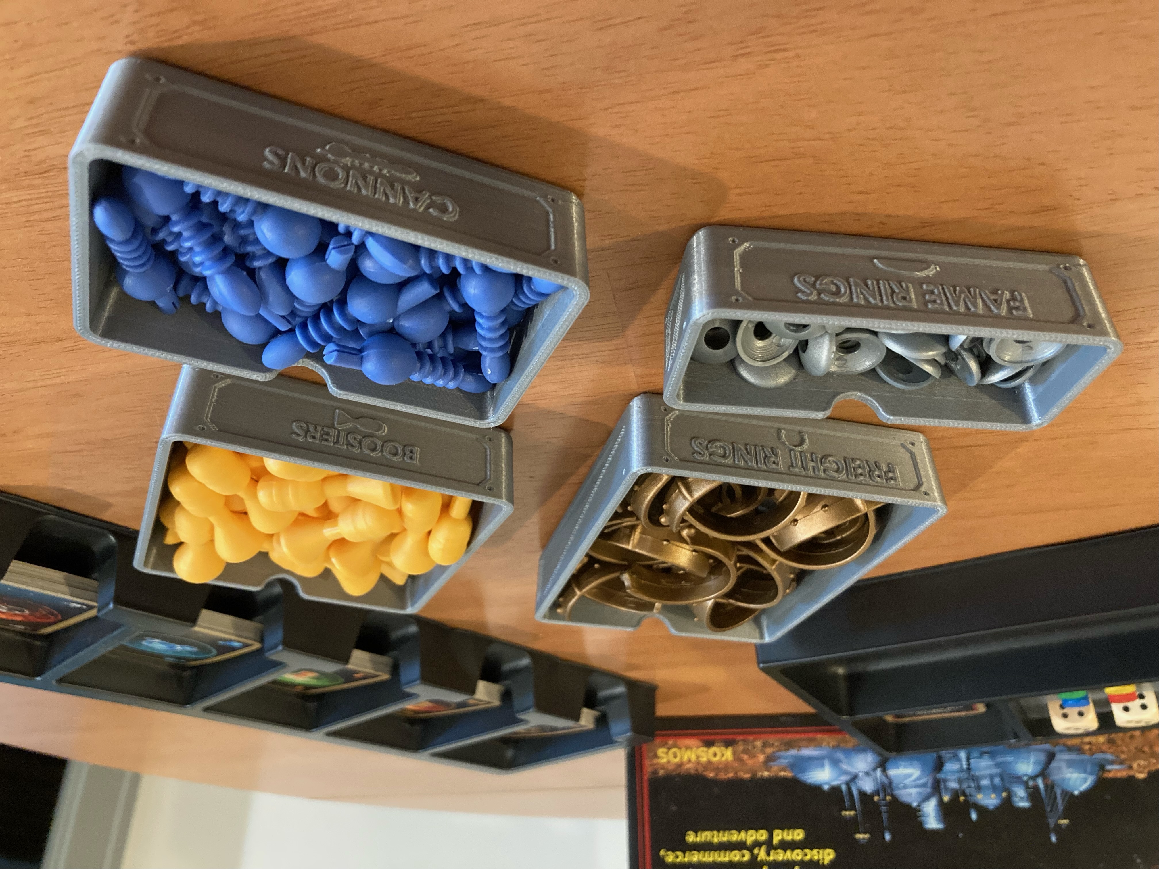 Starfarers of Catan Gamepiece Organization Crates