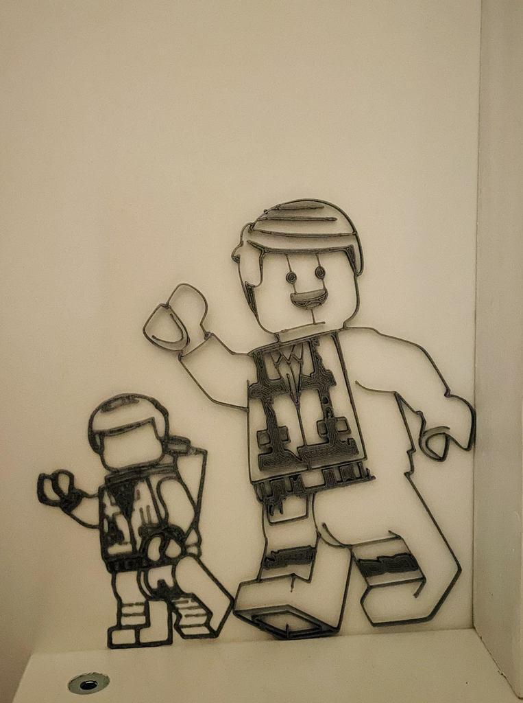 Lego Wall Sculpture