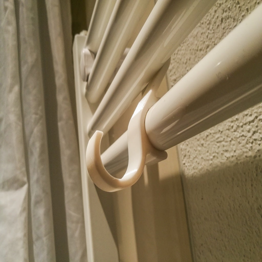 Miniatura 2 do modelo 3D towel hook 22mm