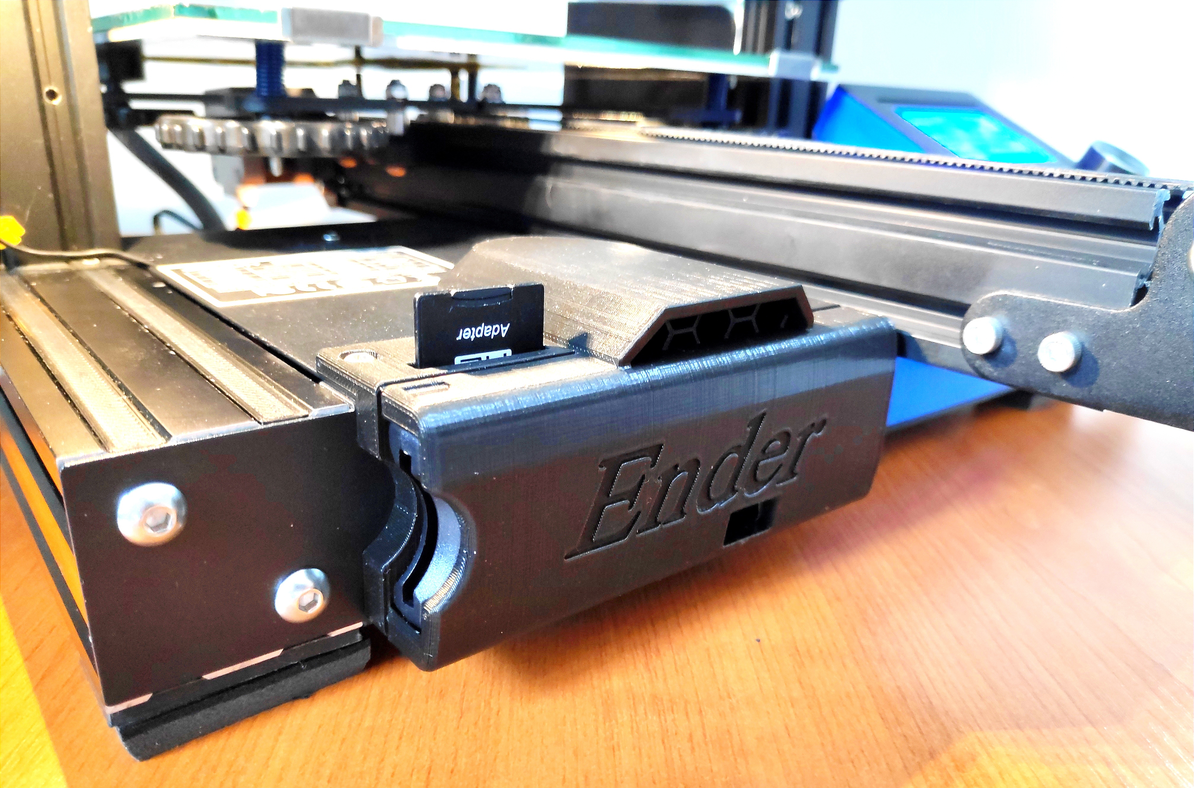 ENDER 3-fan cover and SD card reader holder in one