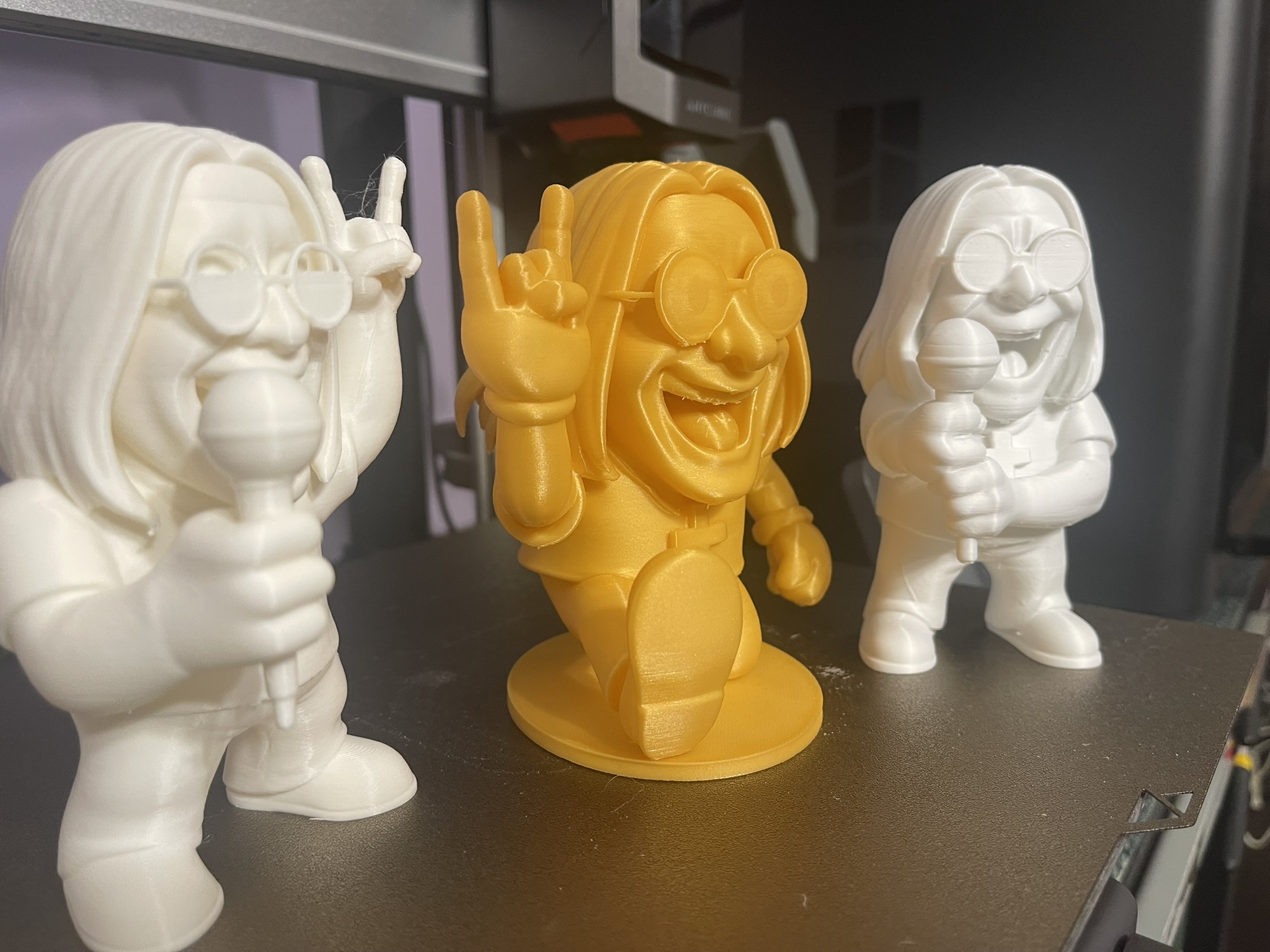 Ozzy Osbourne – Cartoon Stylized Figurine (Set of 3)