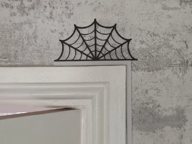 Spider Web Door Corner Decoration