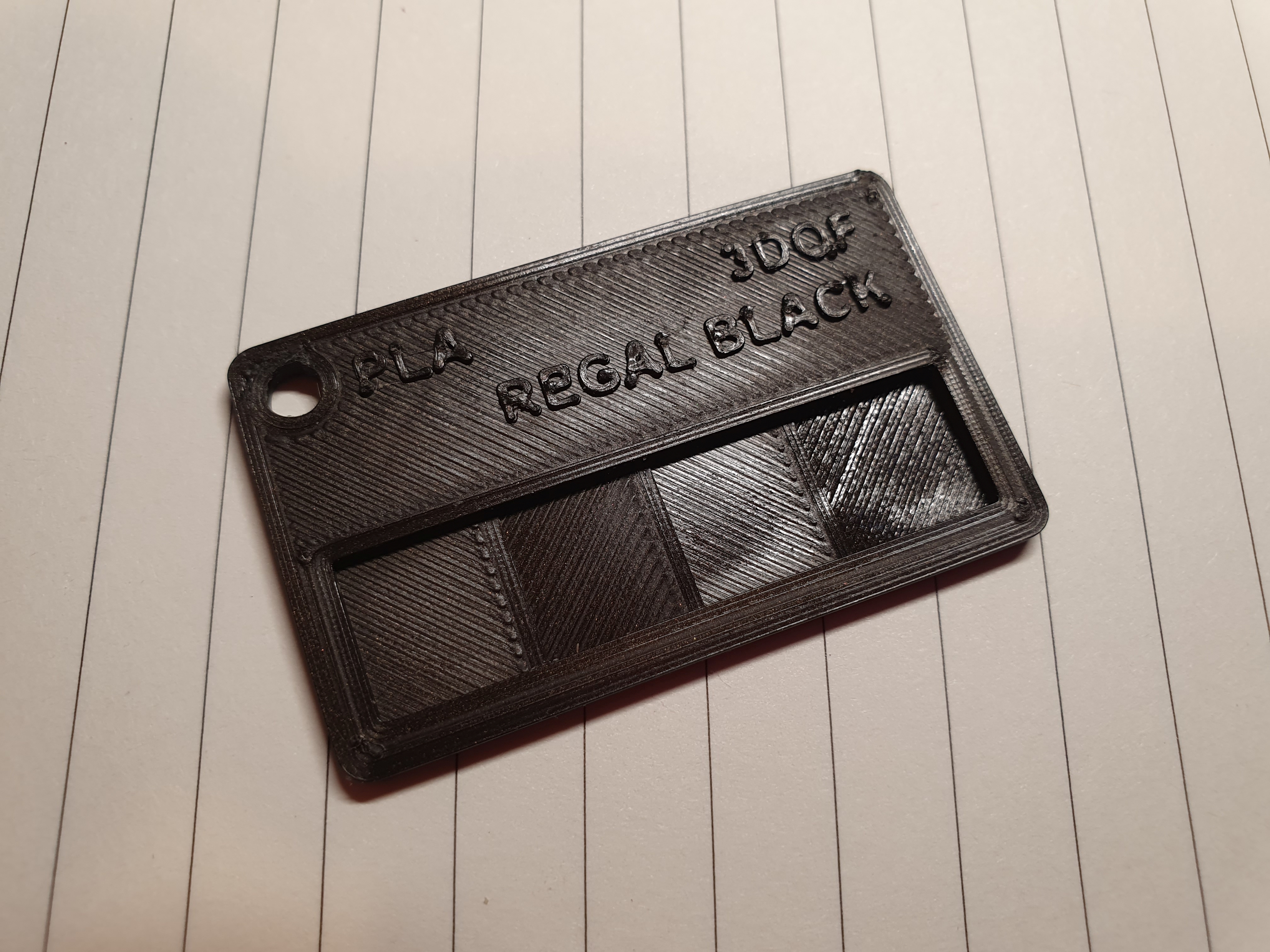 Customizable Filament Swatch
