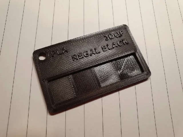 Customizable Filament Swatch