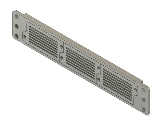 10' Server Rack Panel - 1U - 3P - Blank