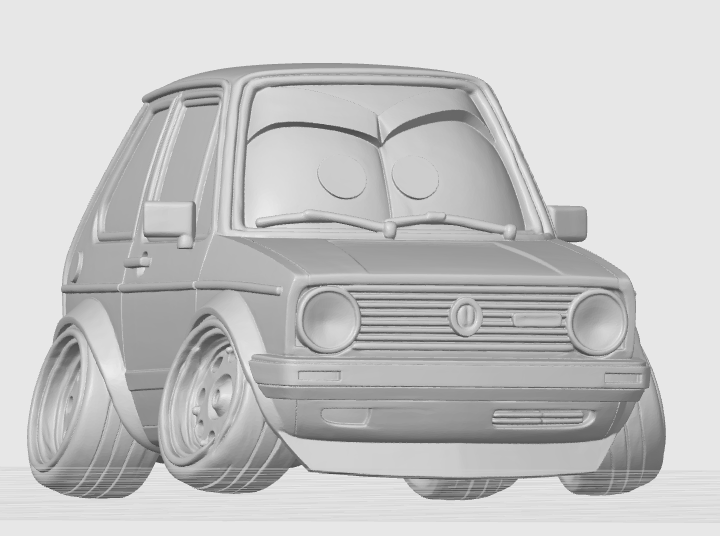 Cartoon Classic Hatchback
