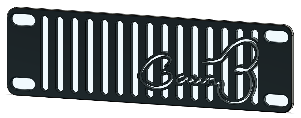 6-inch Rack Vent Face Plate | Gavin Belson Signature Edition
