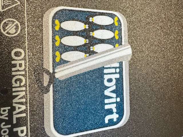 libvirt logo placcard - multicolor