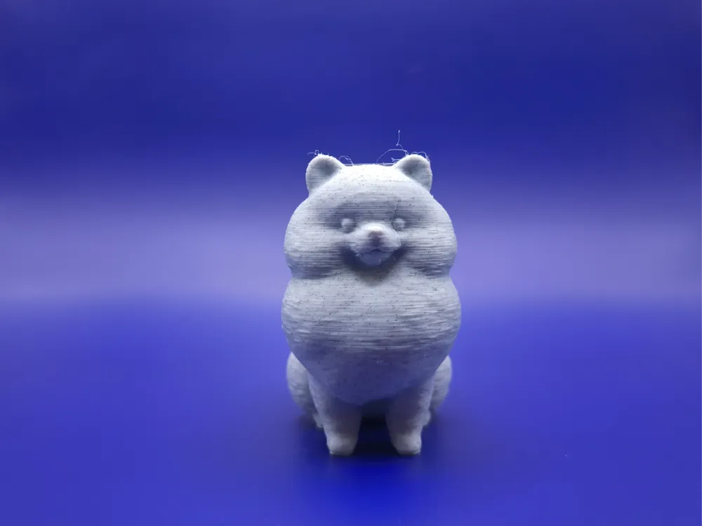 Stylized Pomeranian Figurine