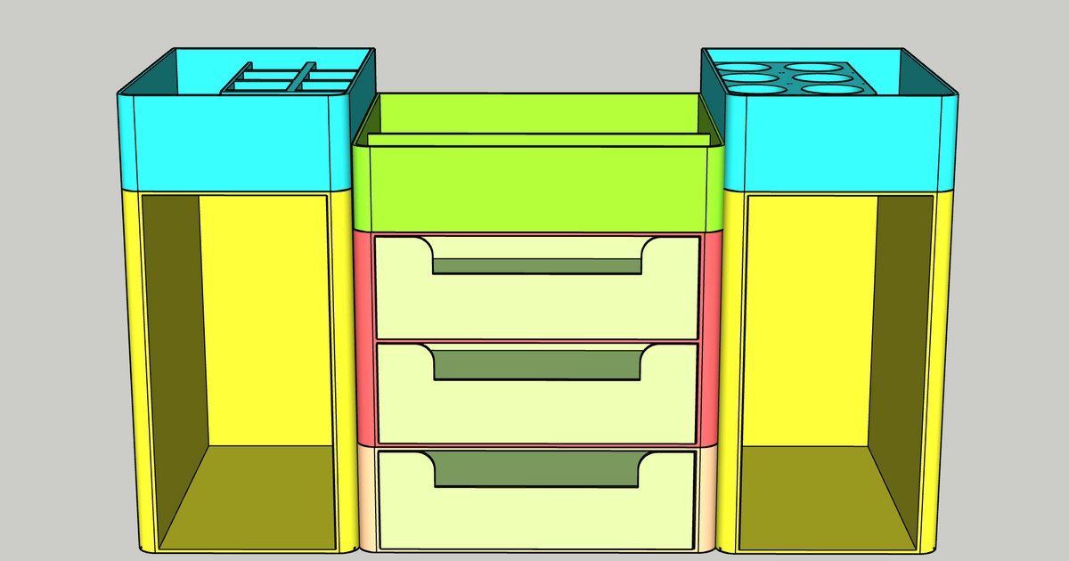 ORGANIZER PORTA TRUCCHI by Giovanni1954, Download free STL model