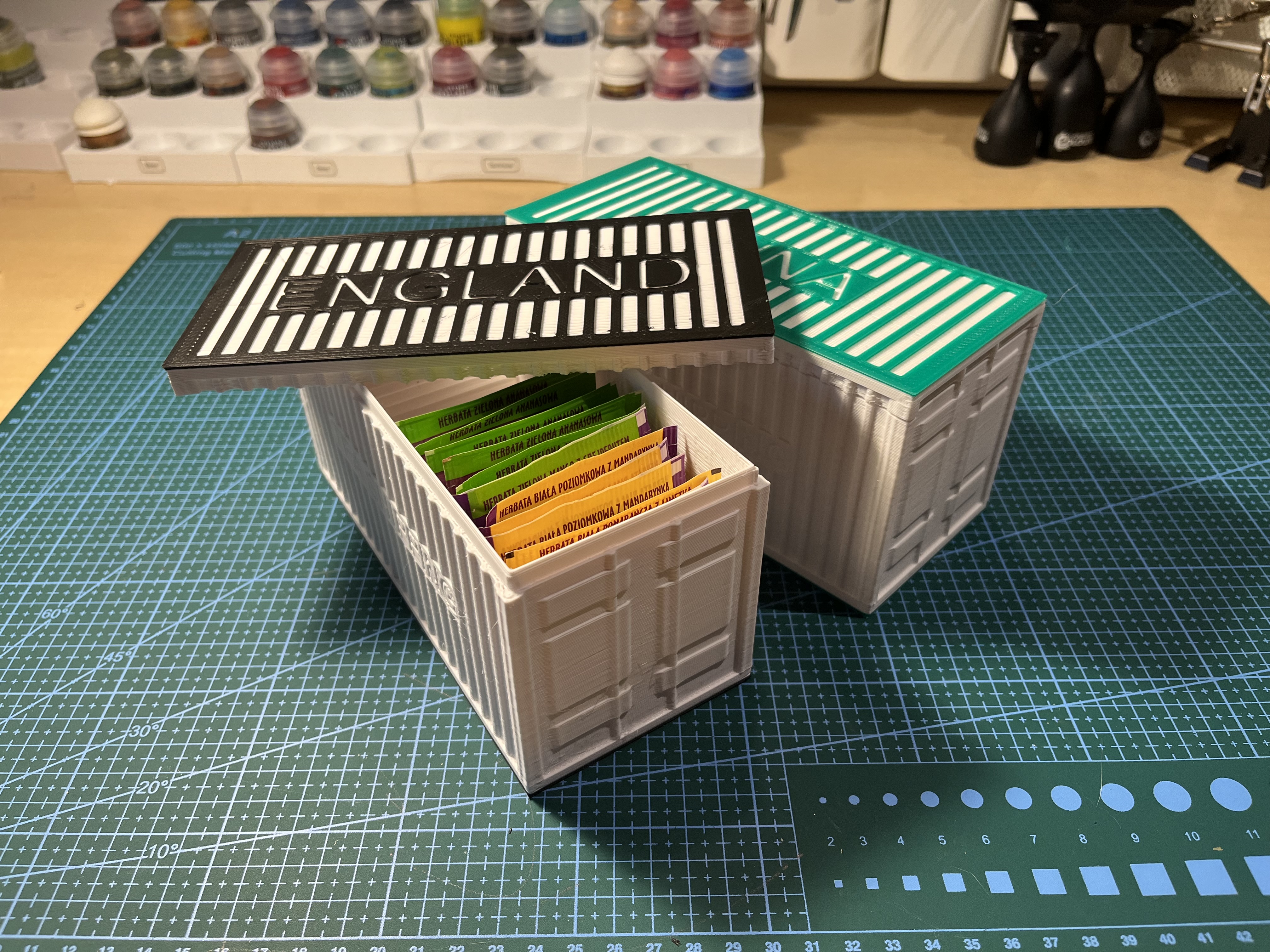 Tea shipping container-  literally
