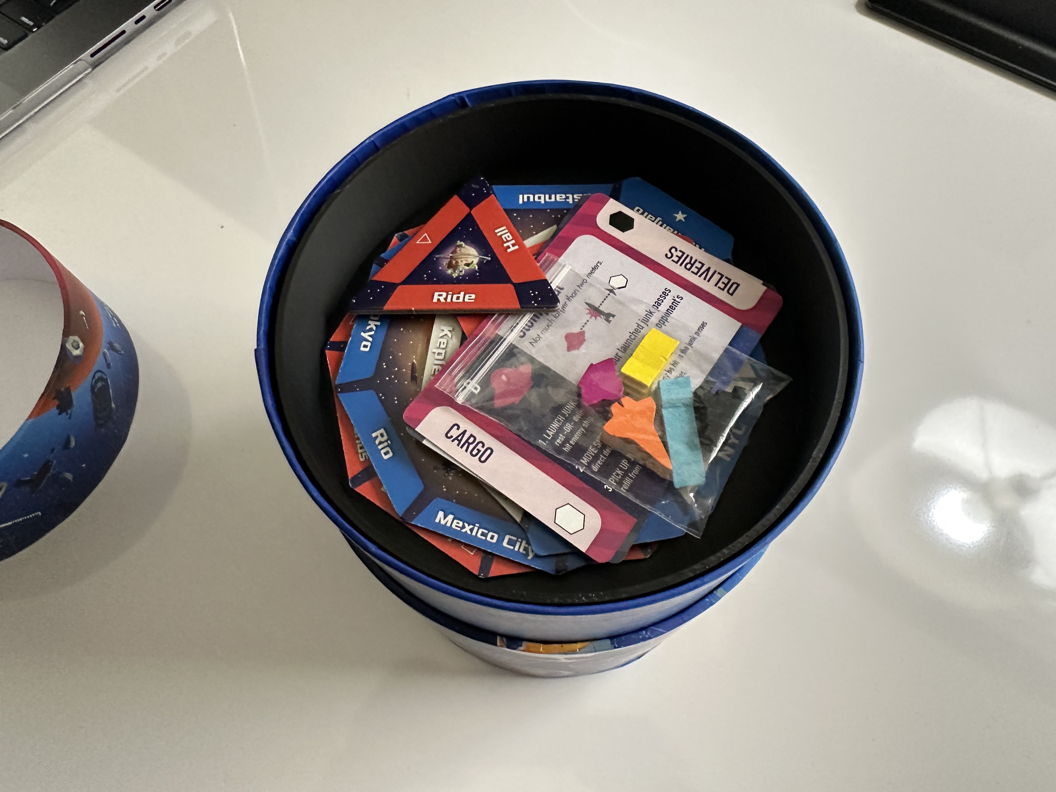 Junk orbit boardgame organizer by shadyrabbit download free stl model