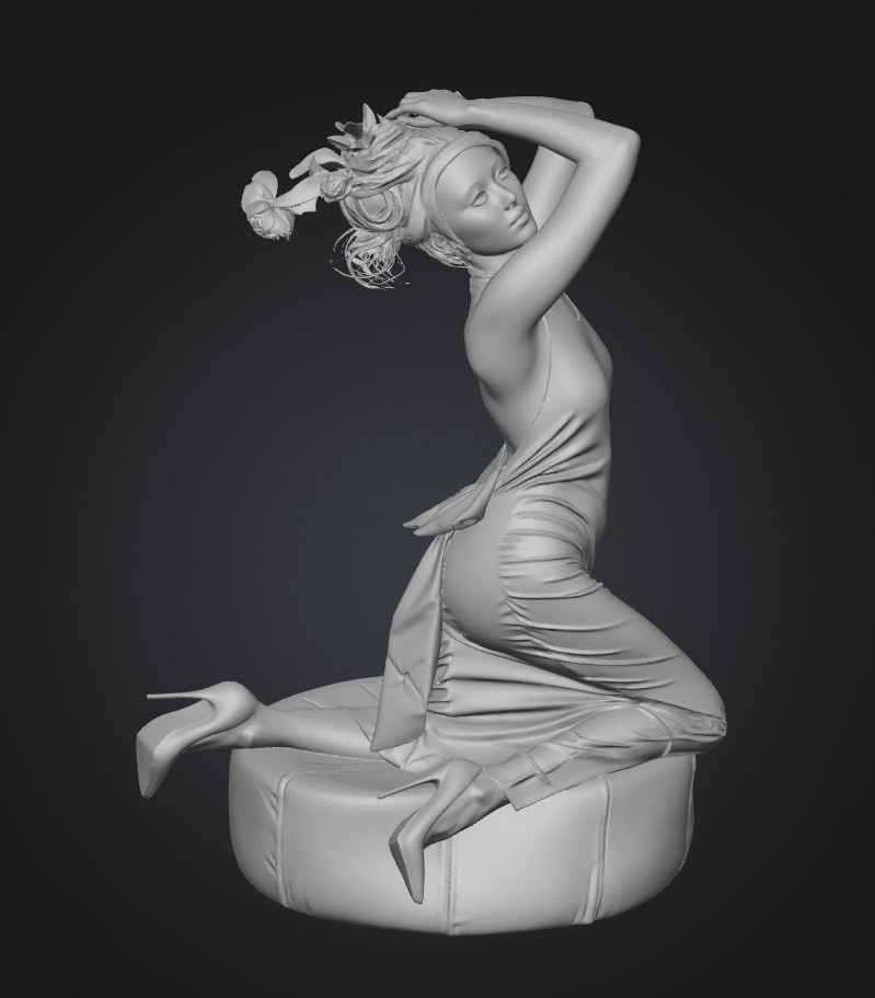 Crimson Rose Pose