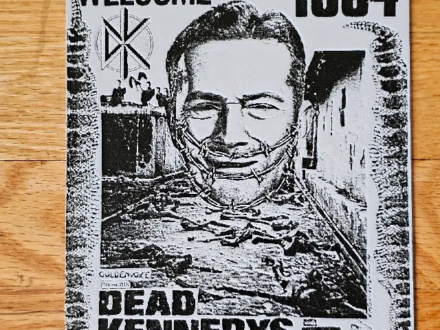 Dead Kennedys concert flyer/poster hueforge