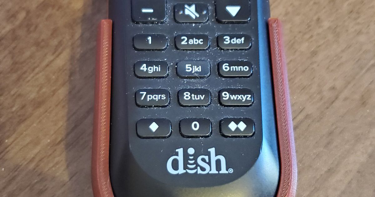 Dish Network Remote Holder by Ken Download free STL model