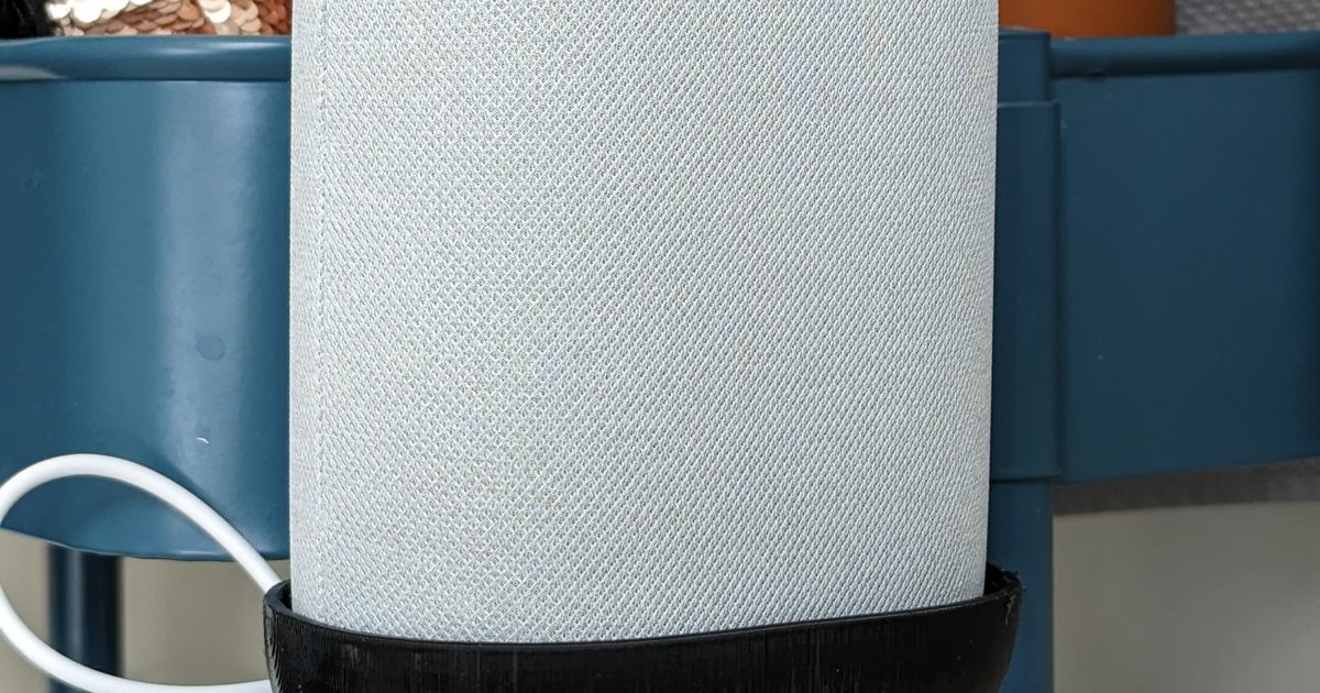 Google Nest Audio Speaker Hanger for Ikea Raskog & Rashult by Deadhead Surfer Download free