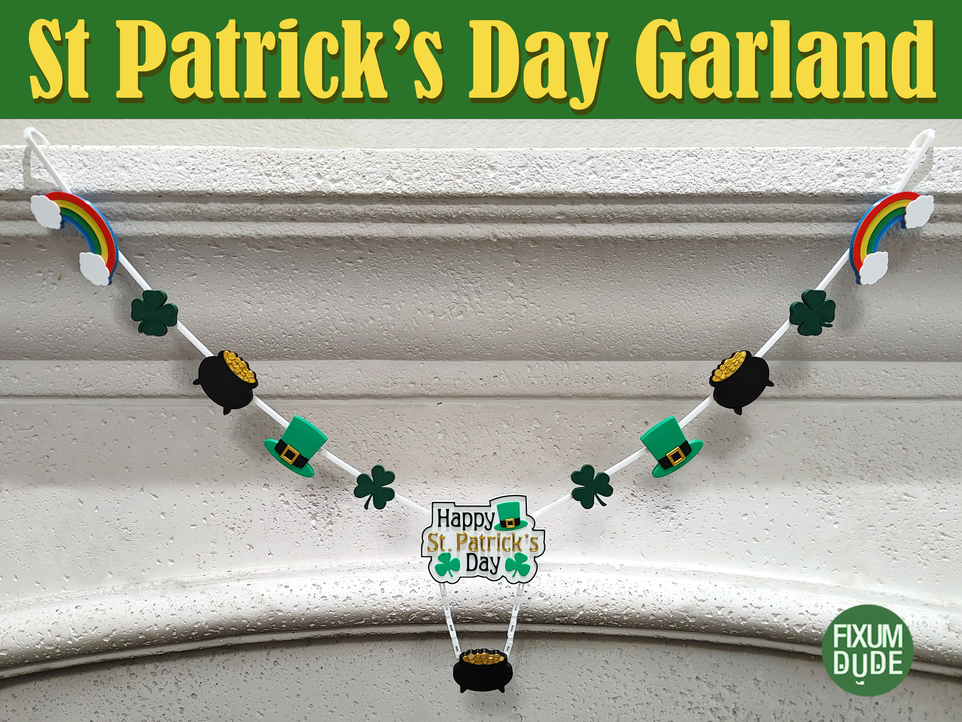 Snap Together St. Patrick's Day Garland