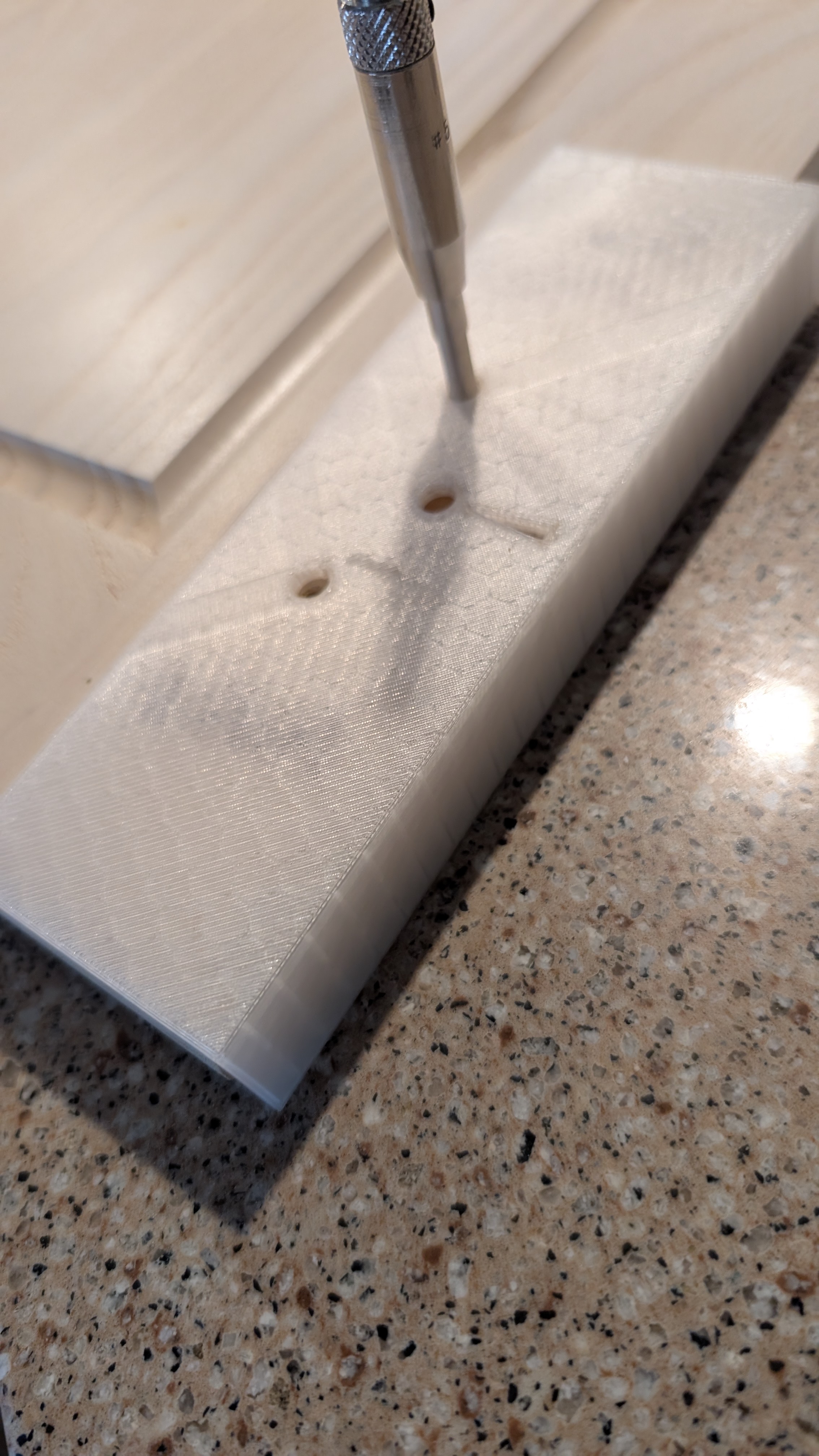Blum cabinet hinge drill point template