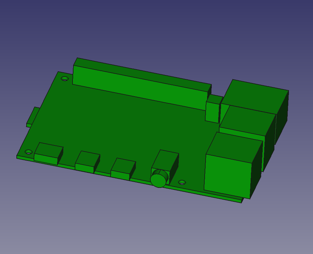 RaspberryPi 4 reference model for housing designs