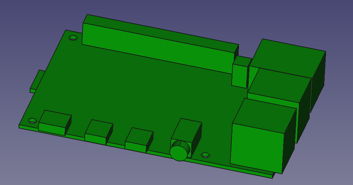 RaspberryPi 4 reference model for housing designs by HD_Creator ...