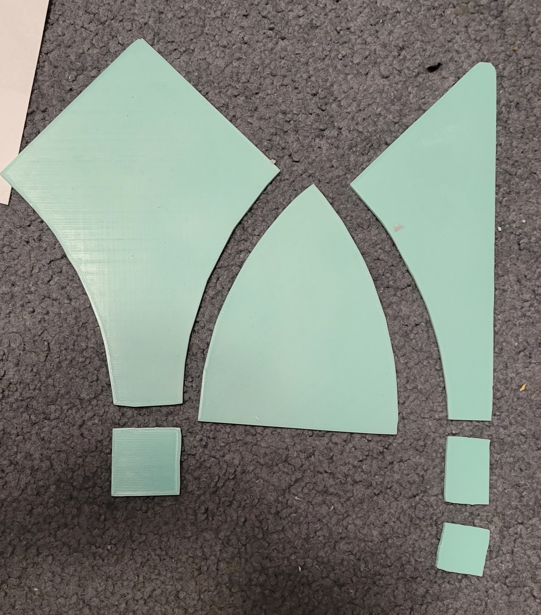 Quilt Cut Out Templates for Flowering Snowball Quilt Block