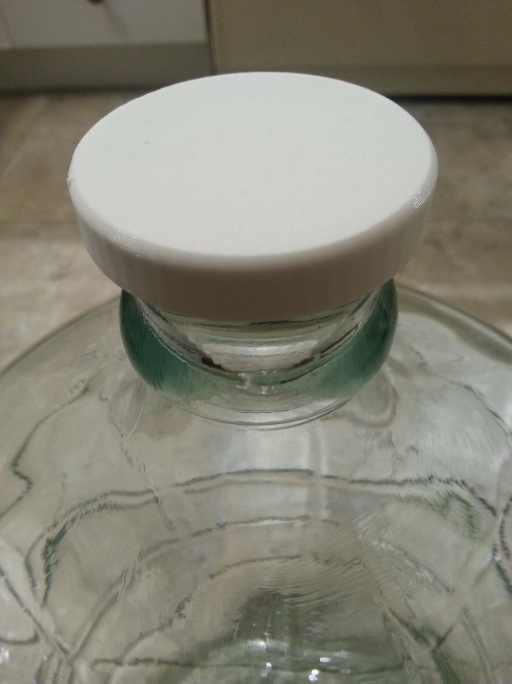 Glass Carboy Storage Cap by lavamind Download free STL model