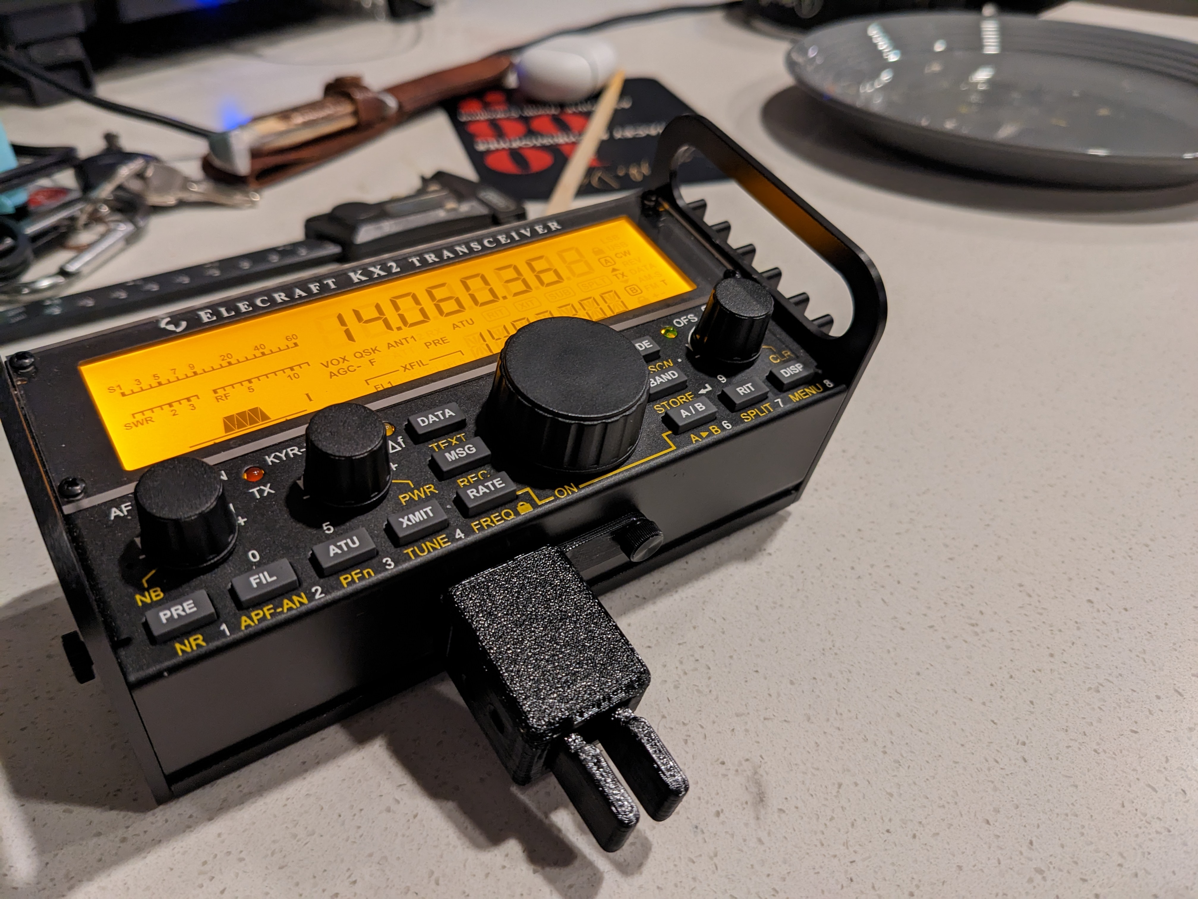 KX2 Mountable Morse Code Paddle/CW Key
