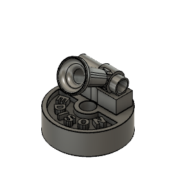 Miniatura 2 do modelo 3D Phonograph 45 adapter