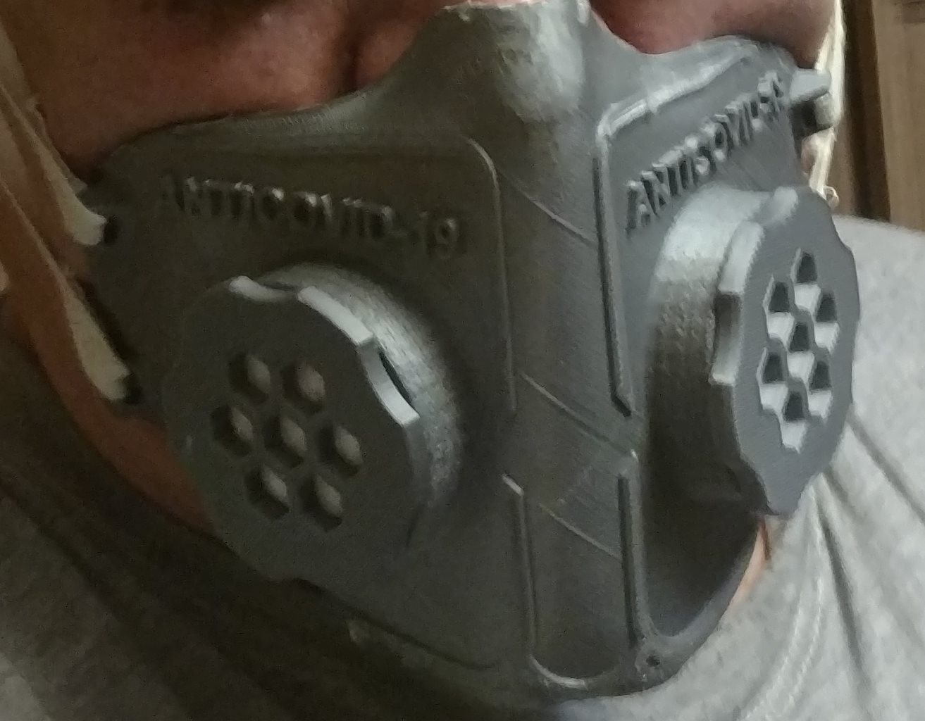 AntiCovid mask with exchangeable filters