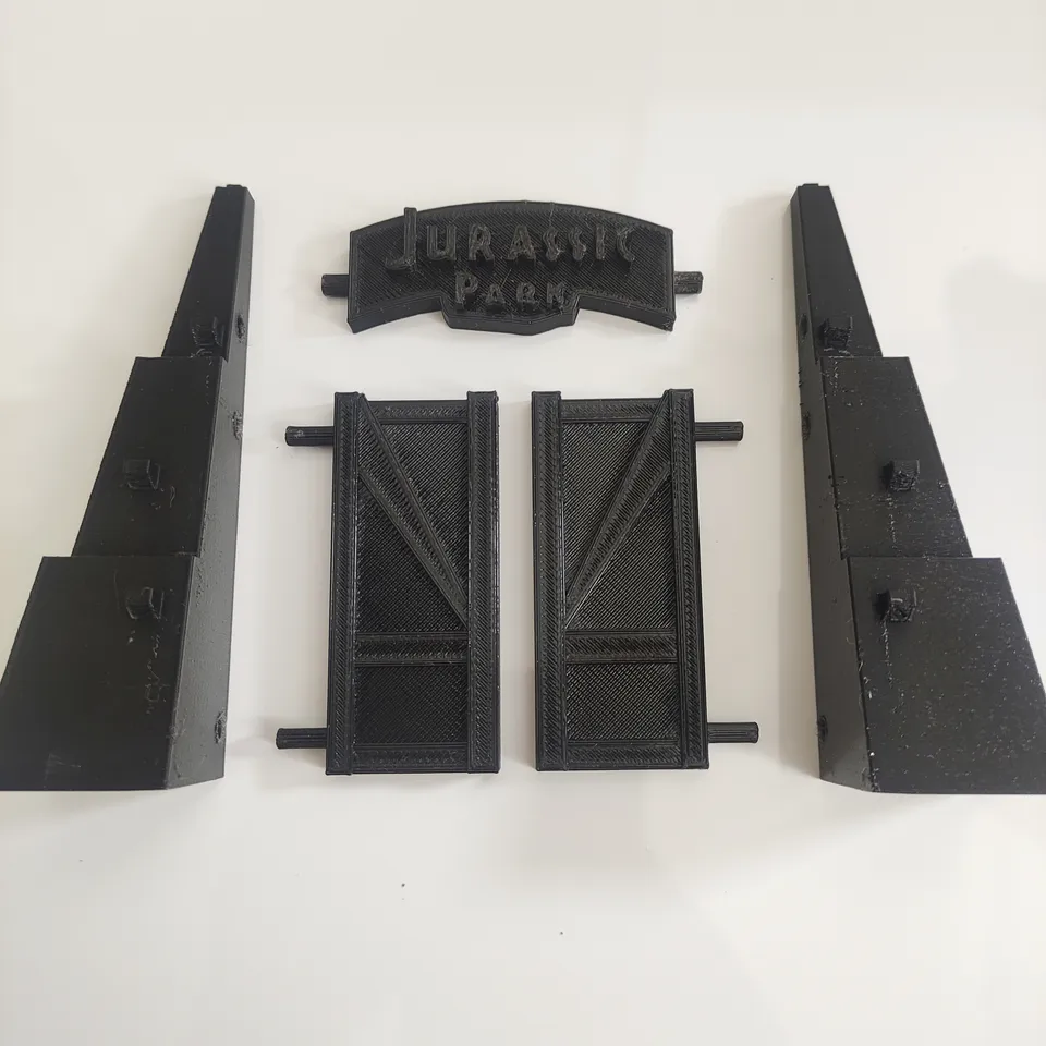 Jurassic Park Gate by Tankosaurus | Download free STL model ...