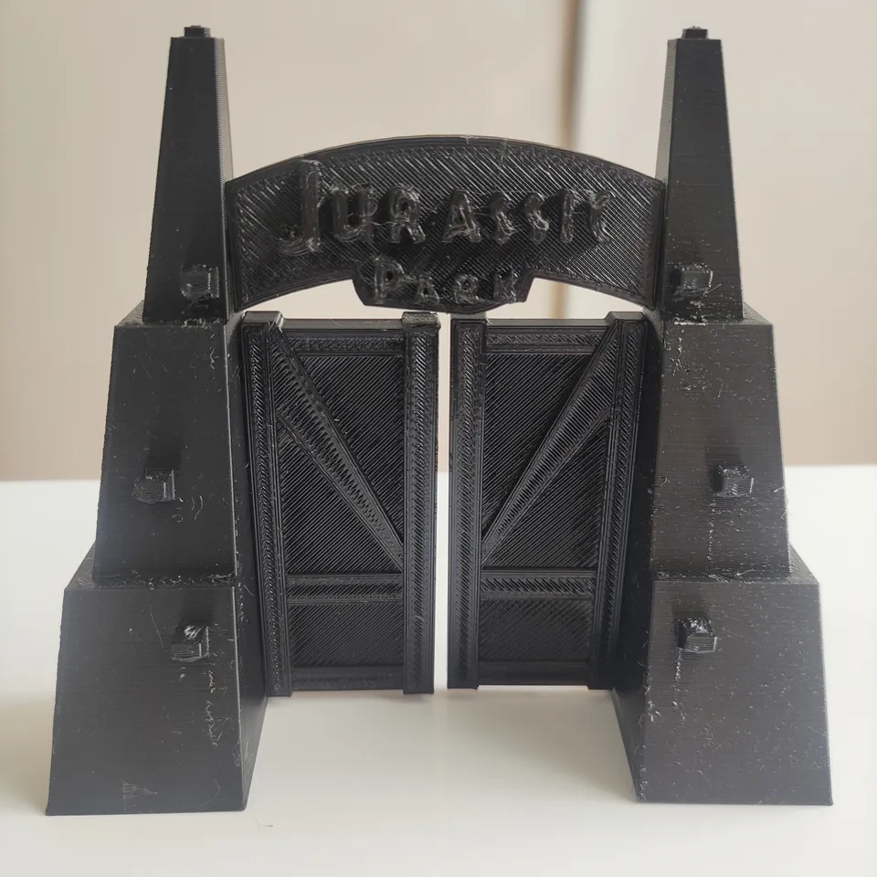Jurassic Park Gate by Tankosaurus | Download free STL model ...