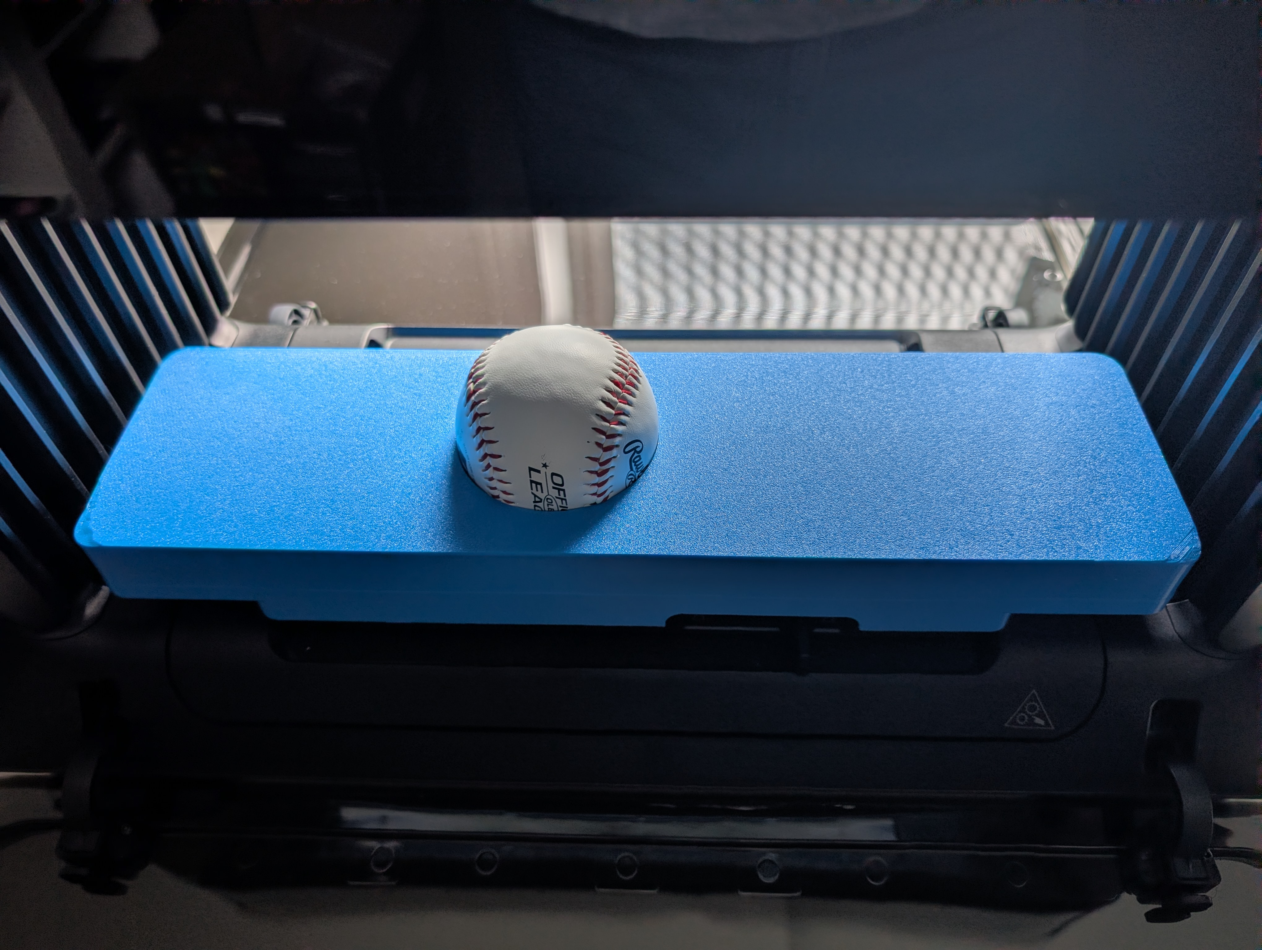 Baseball printing jig for eufyMake E1 UV Printer