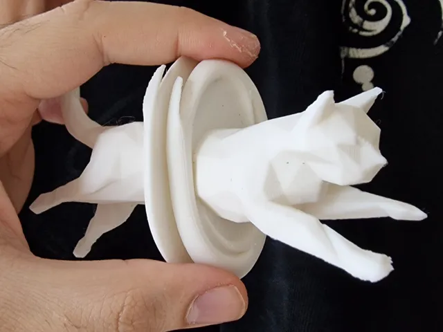 Low poly cat portal