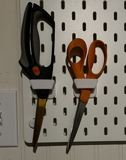Skadis Scissors Mount by MKE Dan | Download free STL model | Printables.com