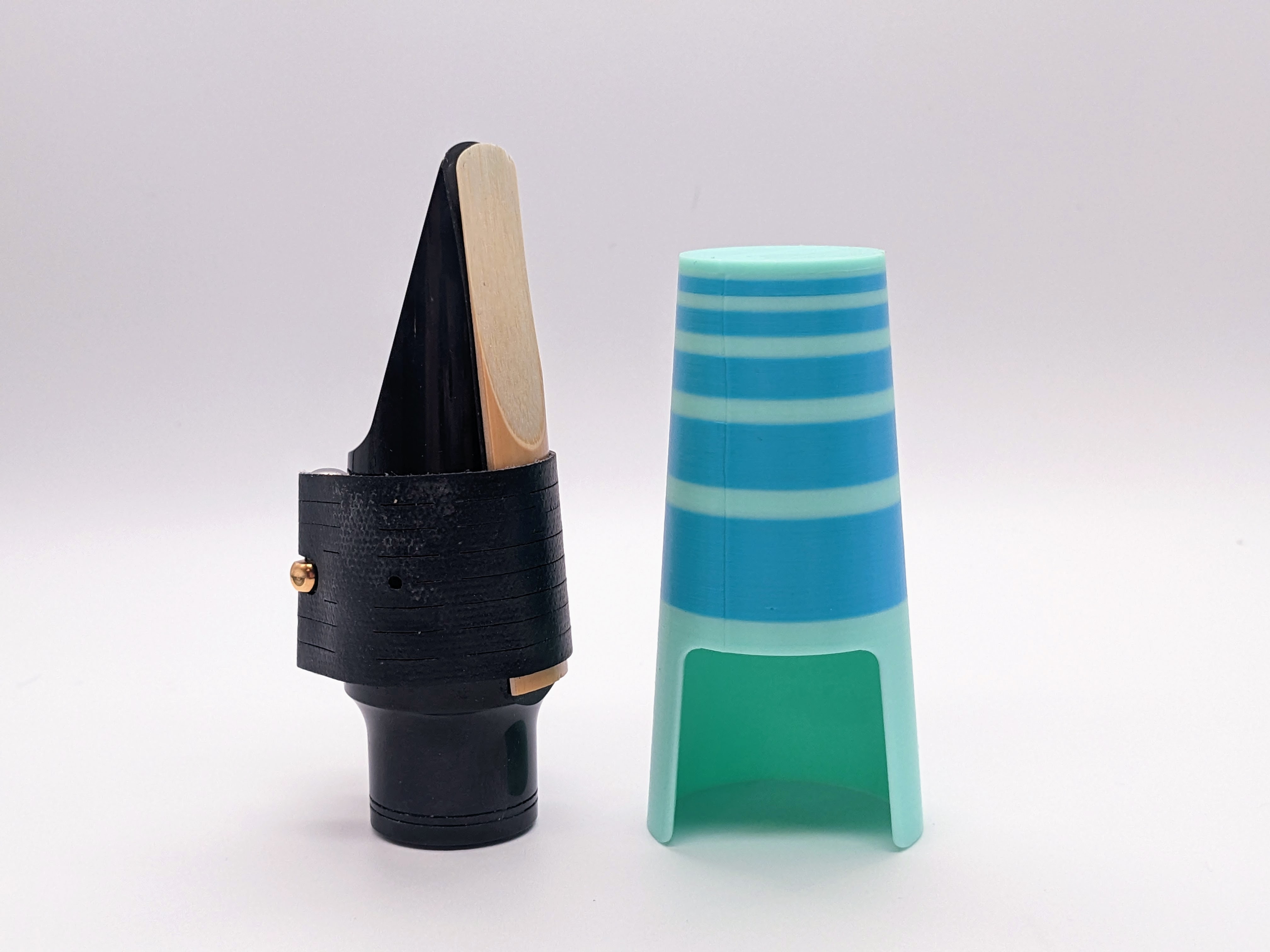 Alto Sax Mouthpiece Cover by Sarah R. Download free STL model