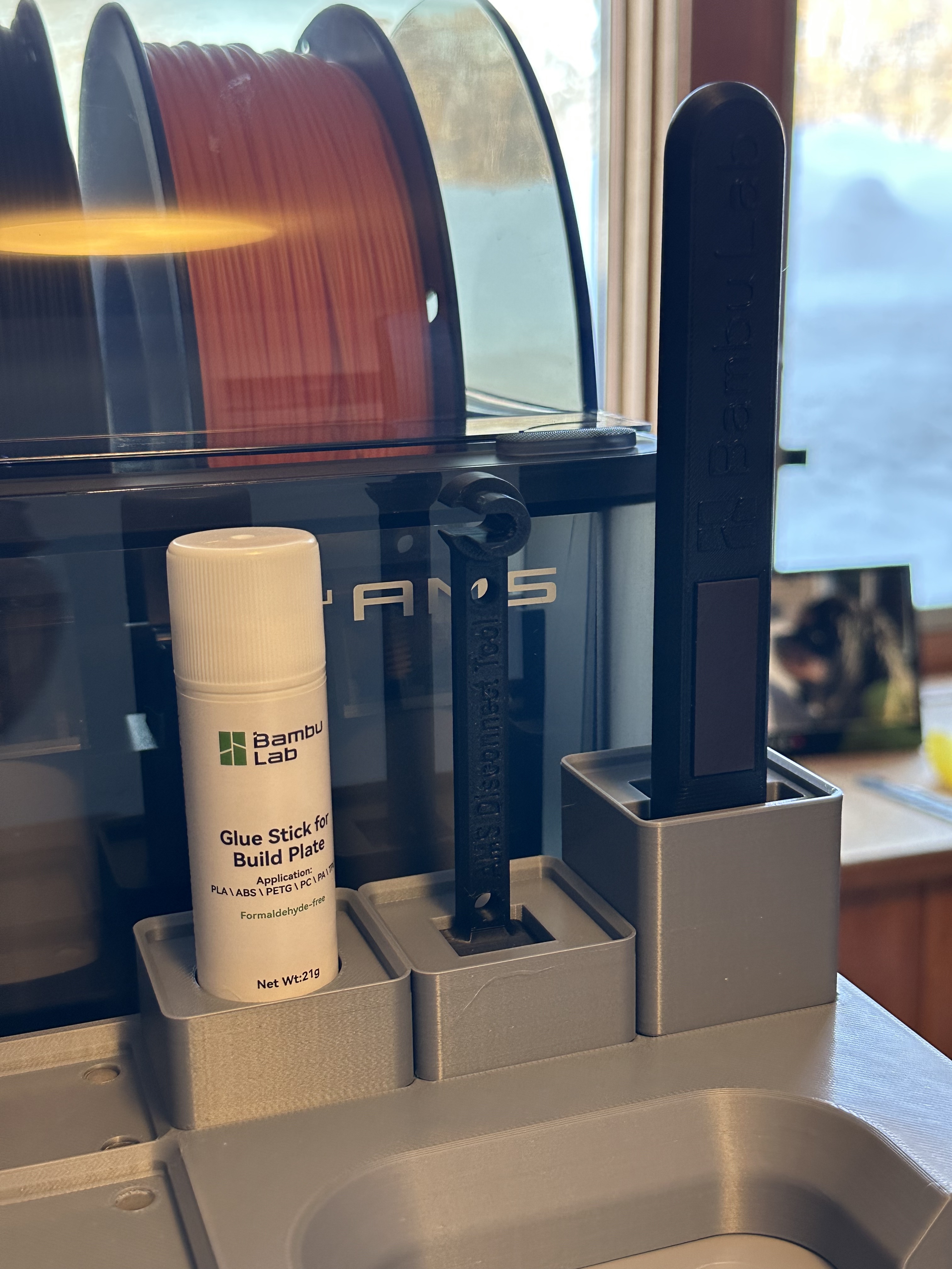 AMS Disconnect Tool Gridfinity Holder (Bambu Lab) 3D model thumbnail