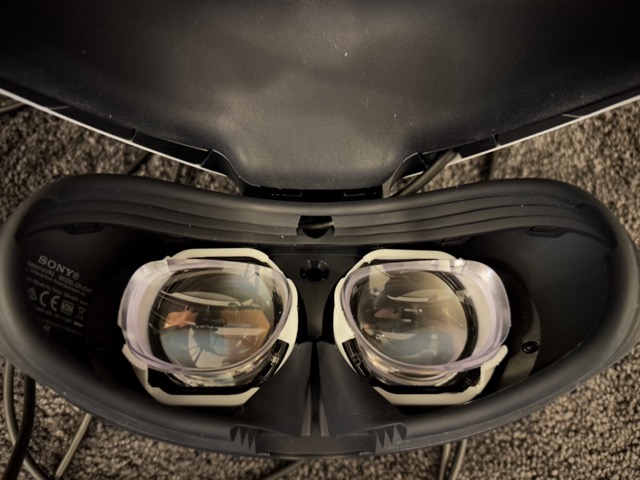 PSVR2 angled prescription lens adapter