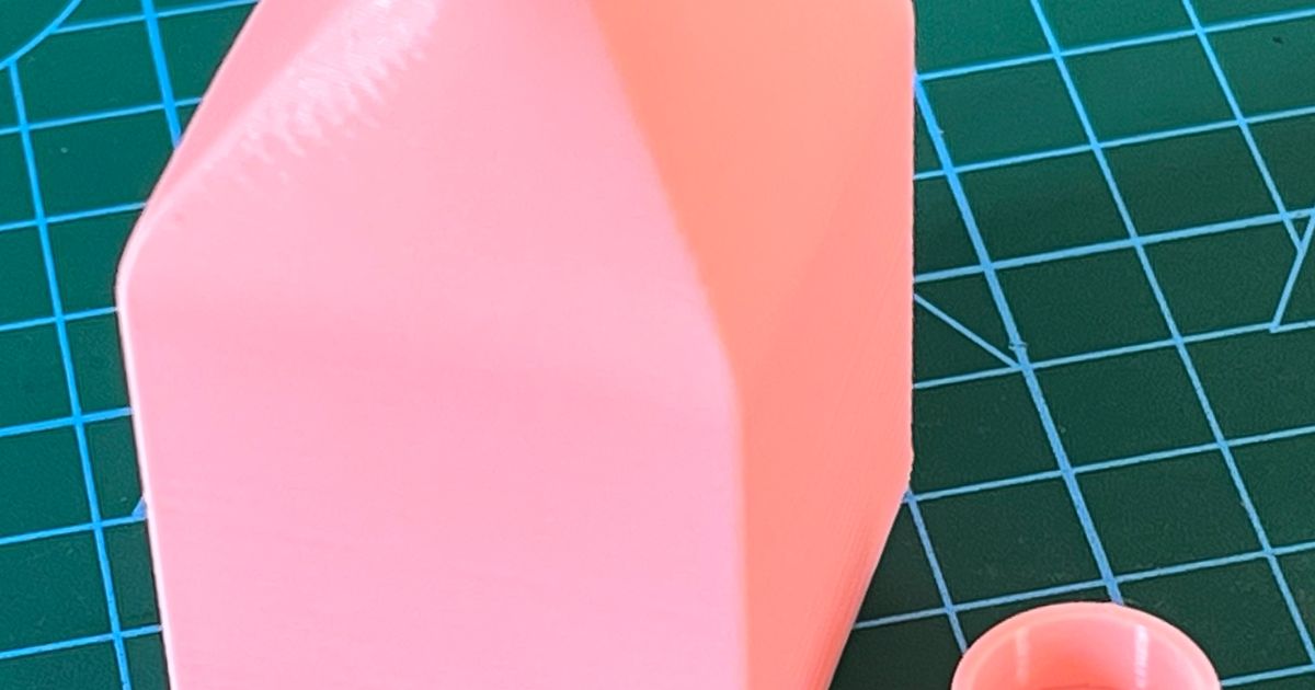 Lancet Disposal Box with Lid (vase mode) by daarshclicks Download