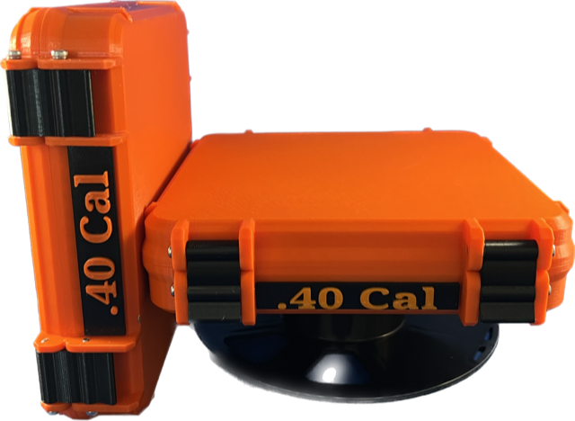 .40 Caliber Ammo Box 3D model thumbnail