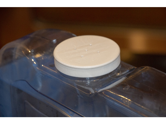 Self-Breathing Water Dispenser Lid