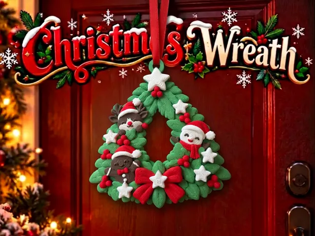 Christmas Tree Wreath