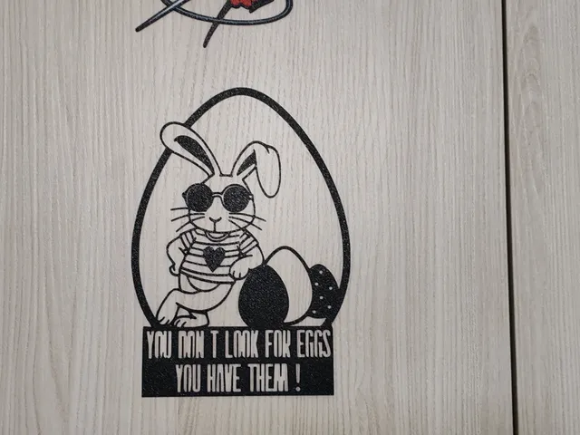 Cool Bunny - Easter Eggs - Funny
