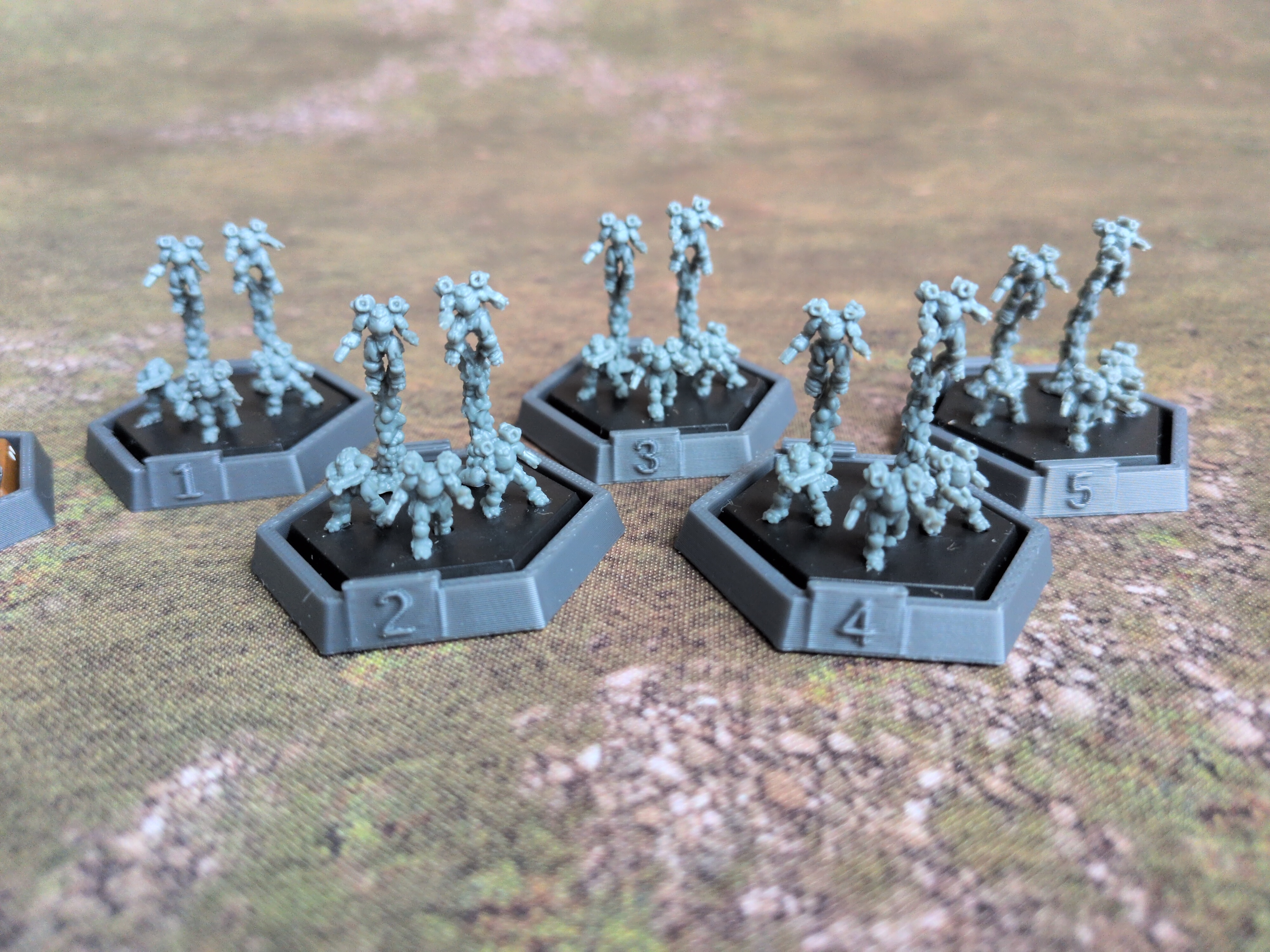 Battletech numbered hex stand — thumbnail 2