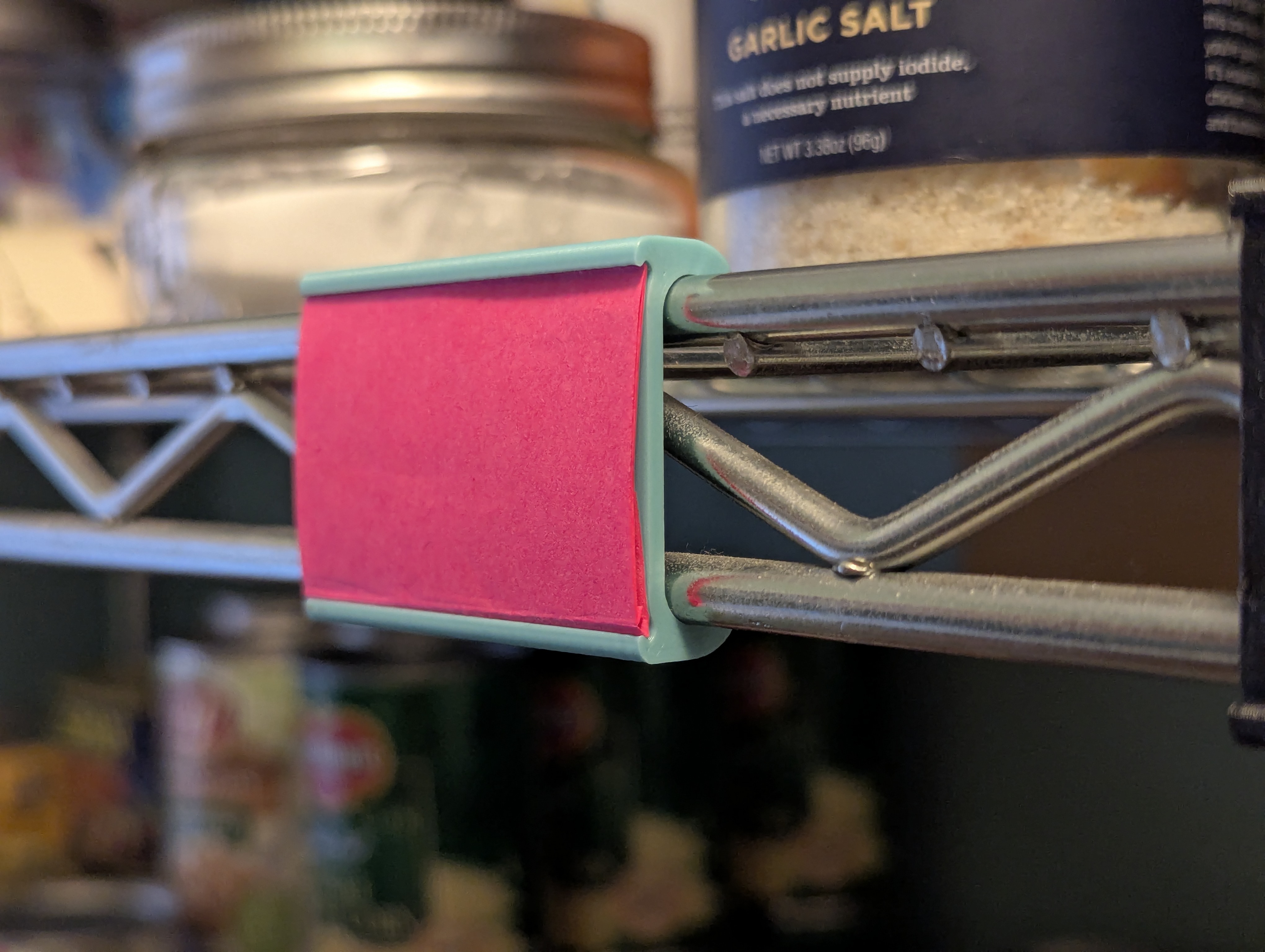 Improved! Clip on Wire Shelf Labels
